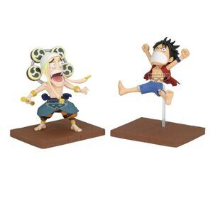 New Banpresto One Piece World Collectable Monkey D. Luffy & Enel Figure Japan
